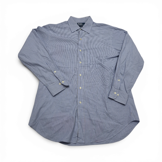 Camisa Ralph Lauren Grande L 16 1/2 32-33 Classic Fit Azul (Usado)