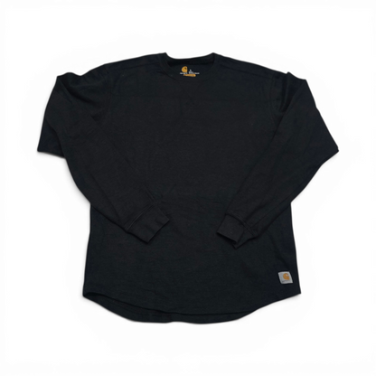 Playera Manga Larga Carhartt Grande L Relaxed Fit Negro (Usado)