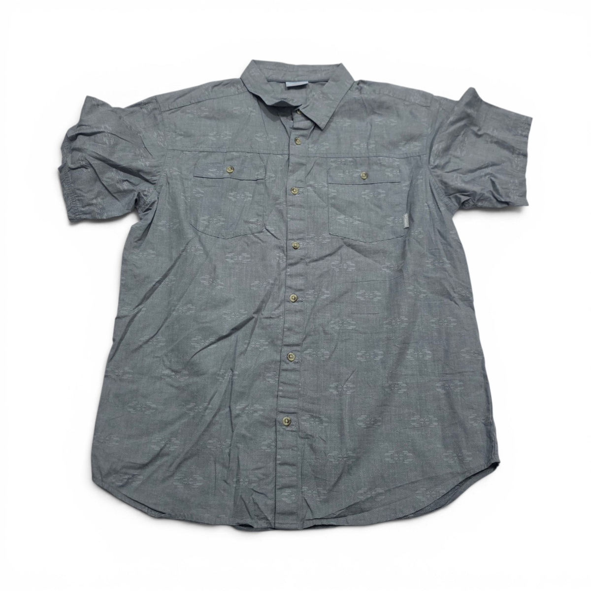 Camisa Manga Corta Columbia Grande L Gris (Usado)