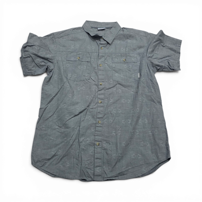 Camisa Manga Corta Columbia Grande L Gris (Usado)