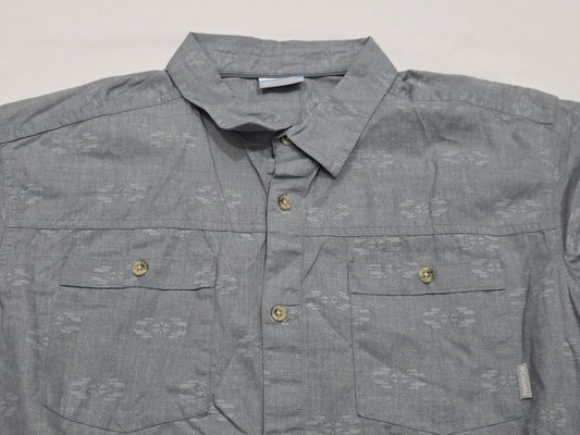 Camisa Manga Corta Columbia Grande L Gris (Usado)