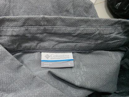 Camisa Manga Corta Columbia Grande L Gris (Usado)
