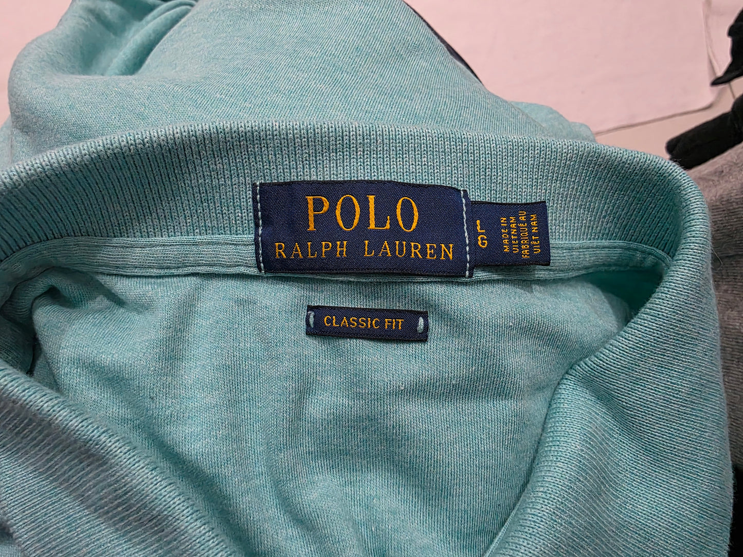 Playera Polo Ralph Lauren Grande L Azul Agua Classic Fit (Usado)