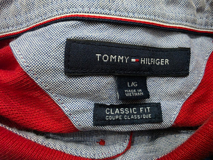 Playera Polo Tommy Hilfiger Grande Classic Fit Rojo (Usado)