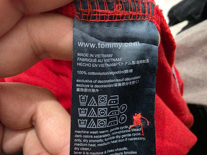 Playera Polo Tommy Hilfiger Grande Classic Fit Rojo (Usado)