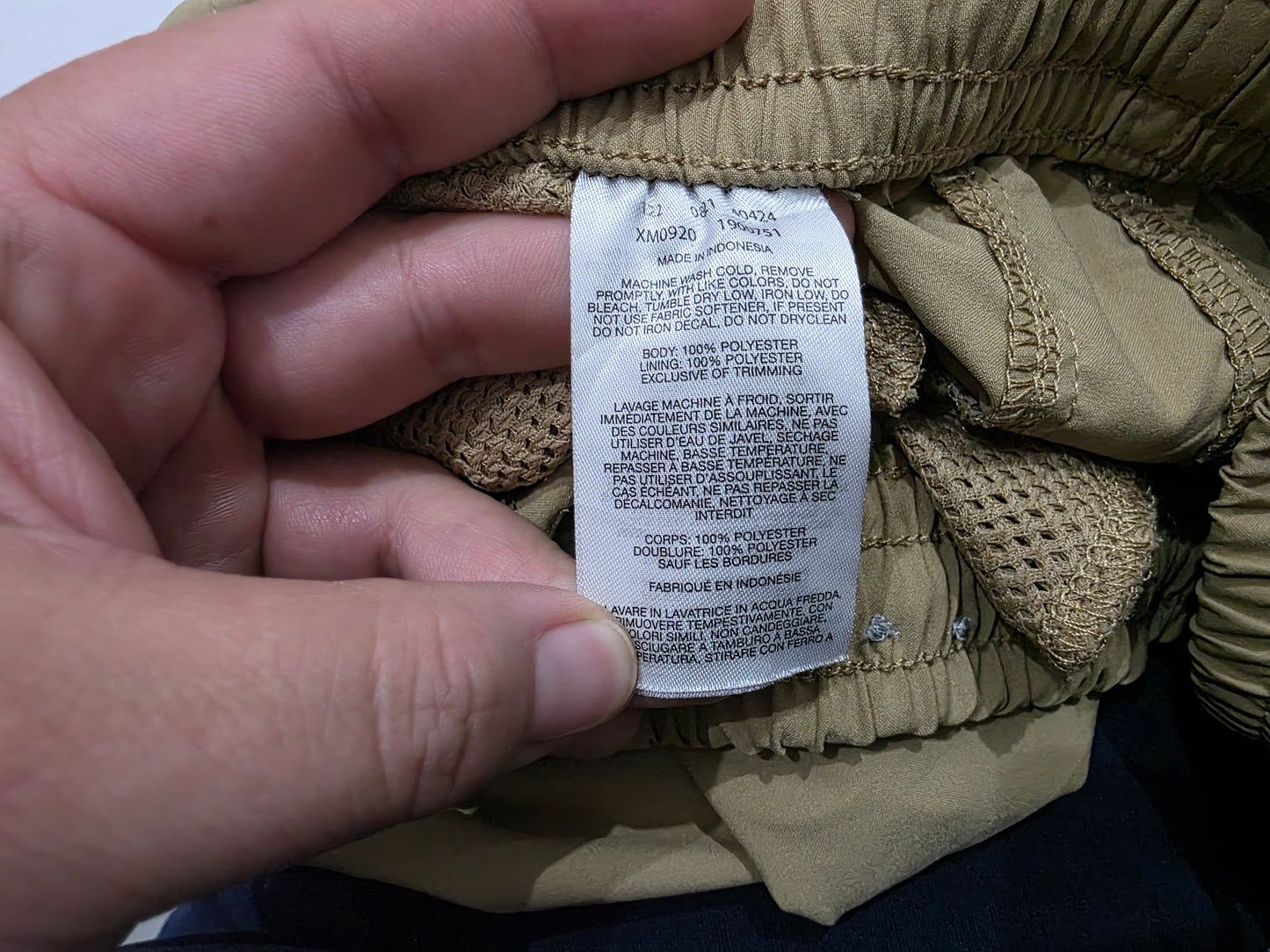 Short Columbia Mediana M Cafe Cordon (Usado)