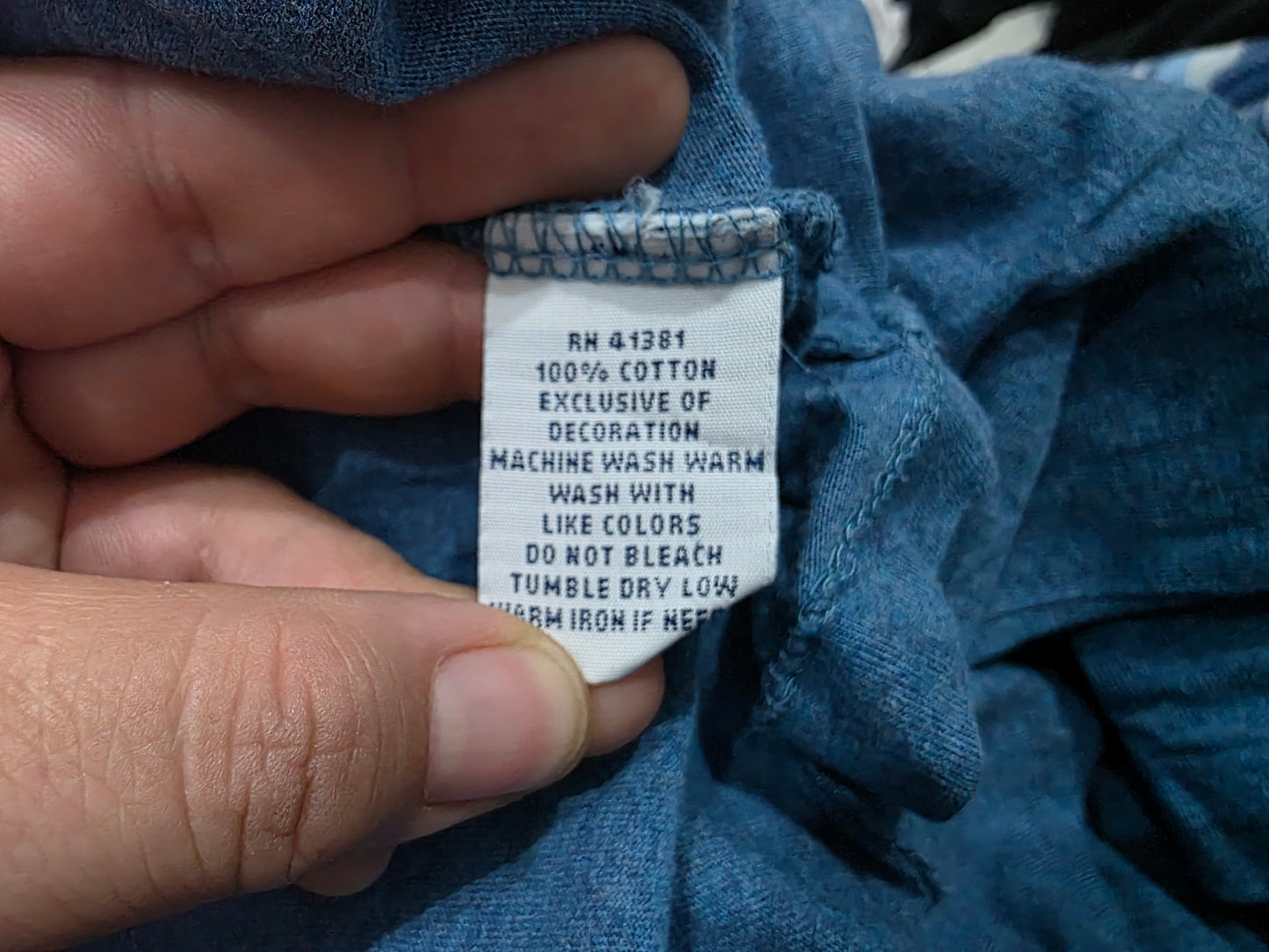 Playera Ralph Lauren Grande L Custom Fit Azul Pony Naranja (Usado)