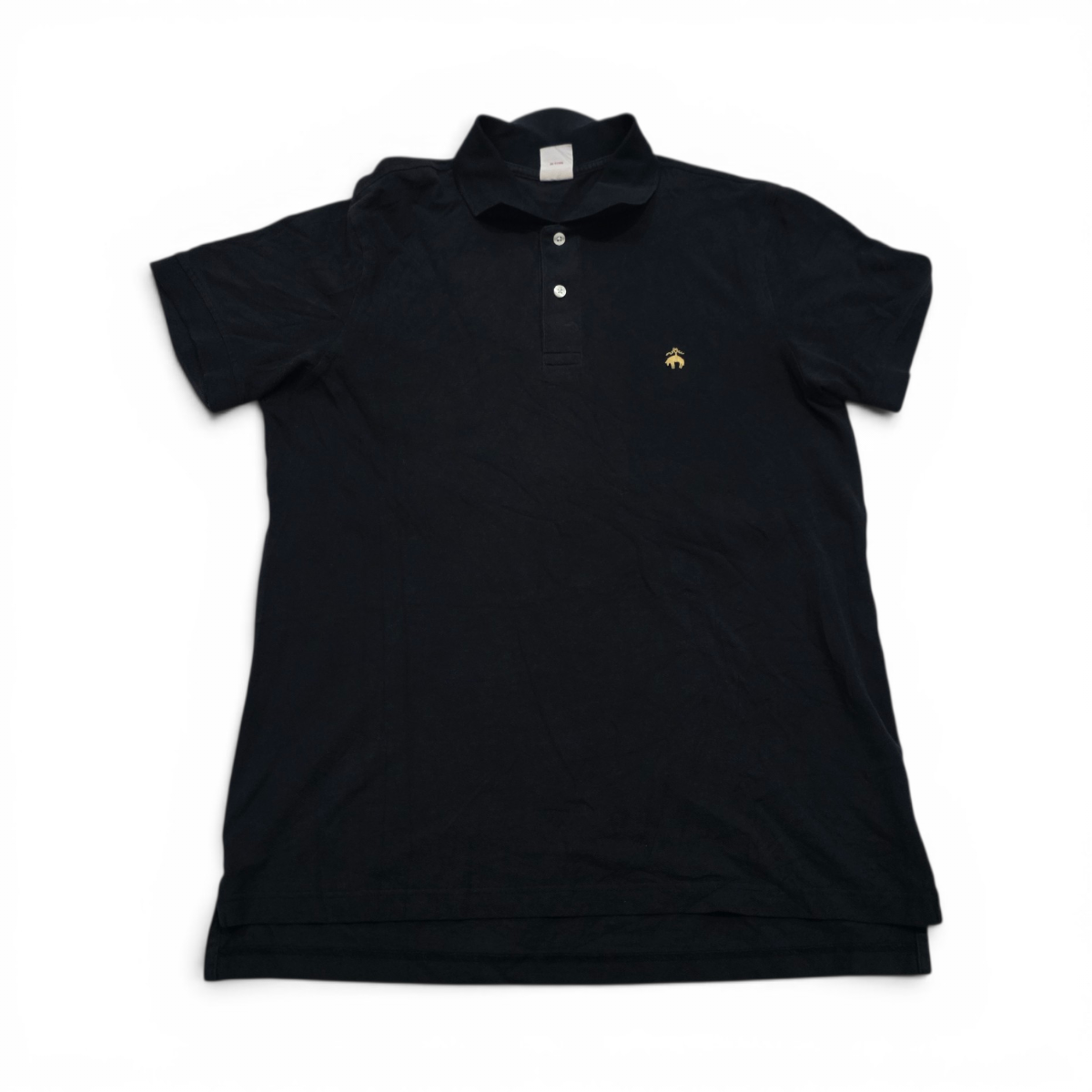 Playera Polo Brooks Brothers Grande L Negro (Usado)