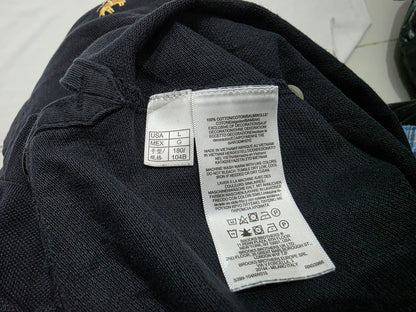Playera Polo Brooks Brothers Grande L Negro (Usado)