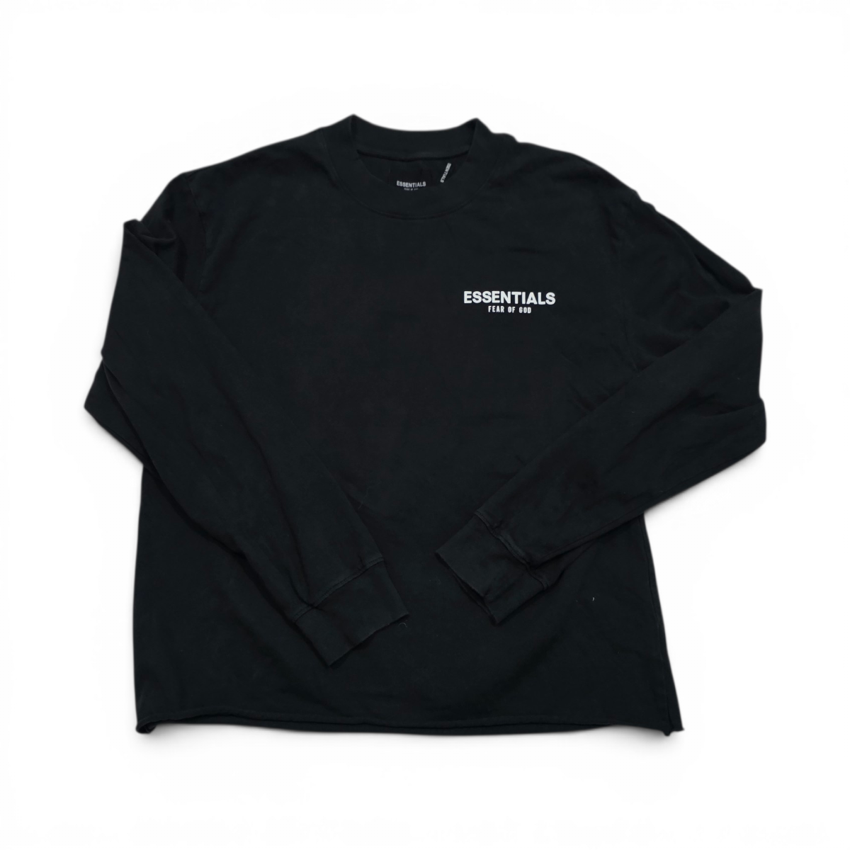 Playera Essentials Fear Of God Mediana M Negro Floreado (Usado)