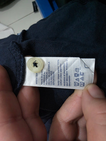 Playera Polo Tommy Hilfiger Mediana M Custom Fit Azul (Usado)