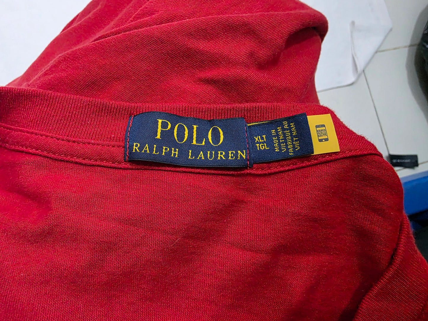 Playera Ralph Lauren Xgrande Xl Alto Rojo Logo (Usado)