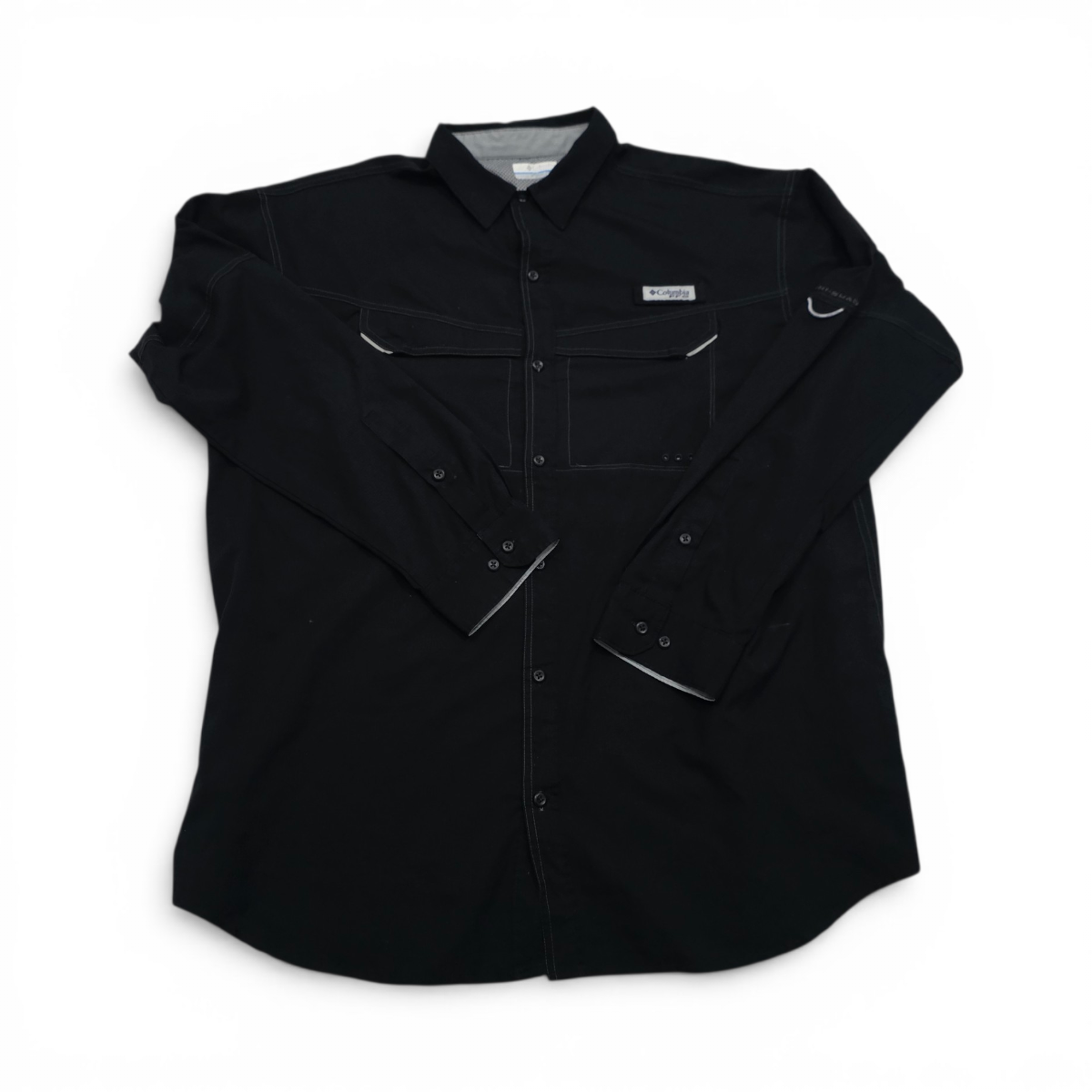 Camisa Columbia Pfg Xgande Xl Negro (Usado)