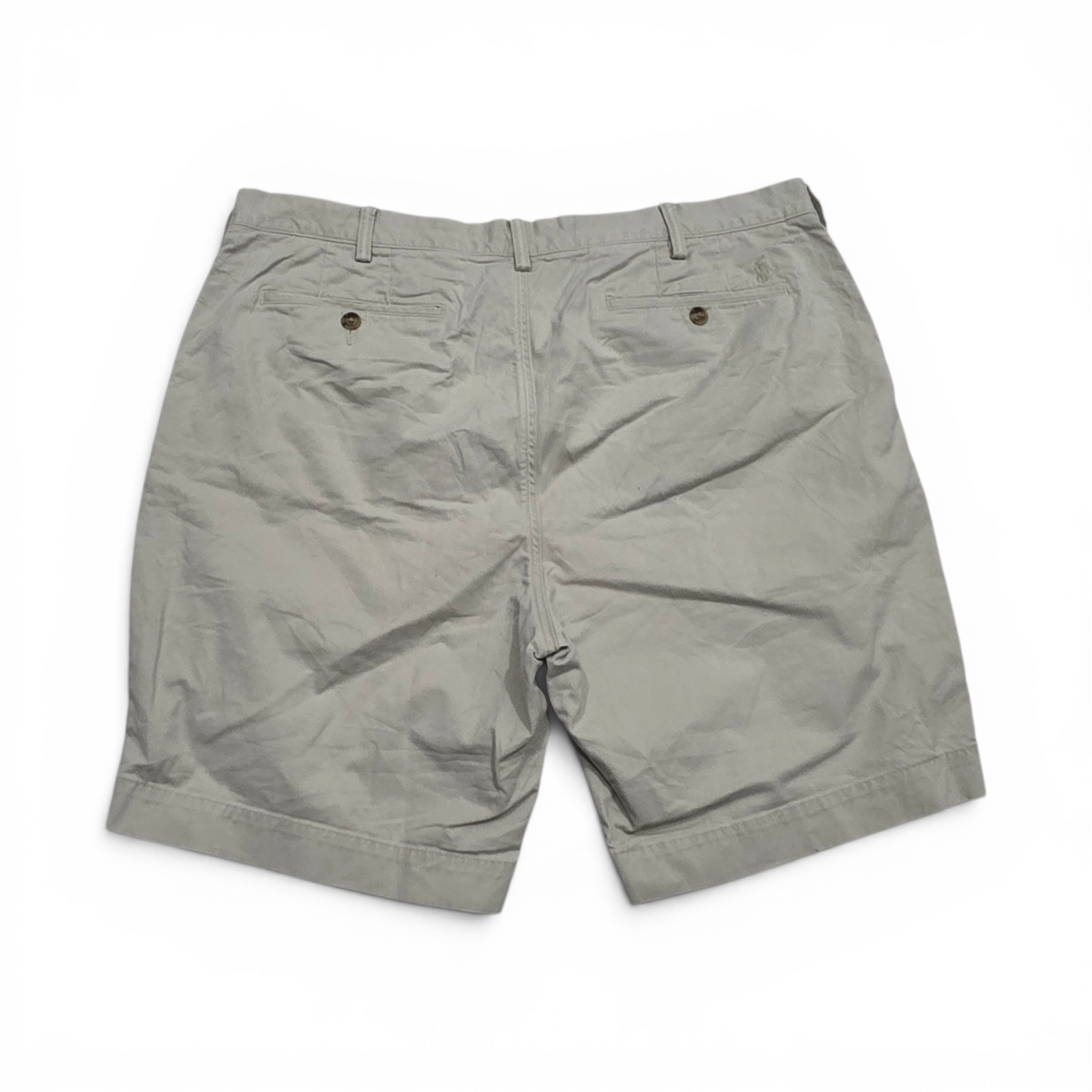 Bermuda Ralph Lauren Talla 38 Stretch Classic Fit Beige Pony (Usado)