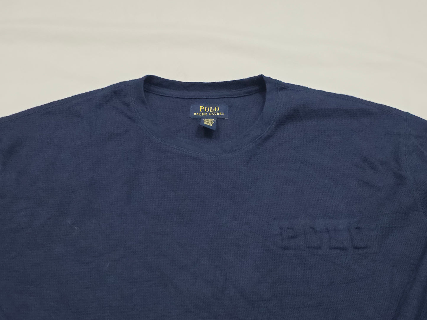 Playera Manga Larga Ralph Lauren Xgrande Xl Azul Pony Cafe (Usado)