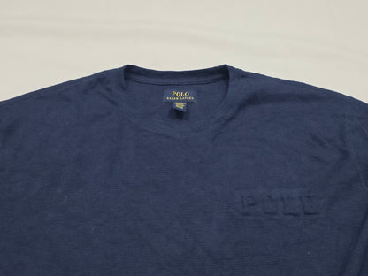 Playera Manga Larga Ralph Lauren Xgrande Xl Azul Pony Cafe (Usado)