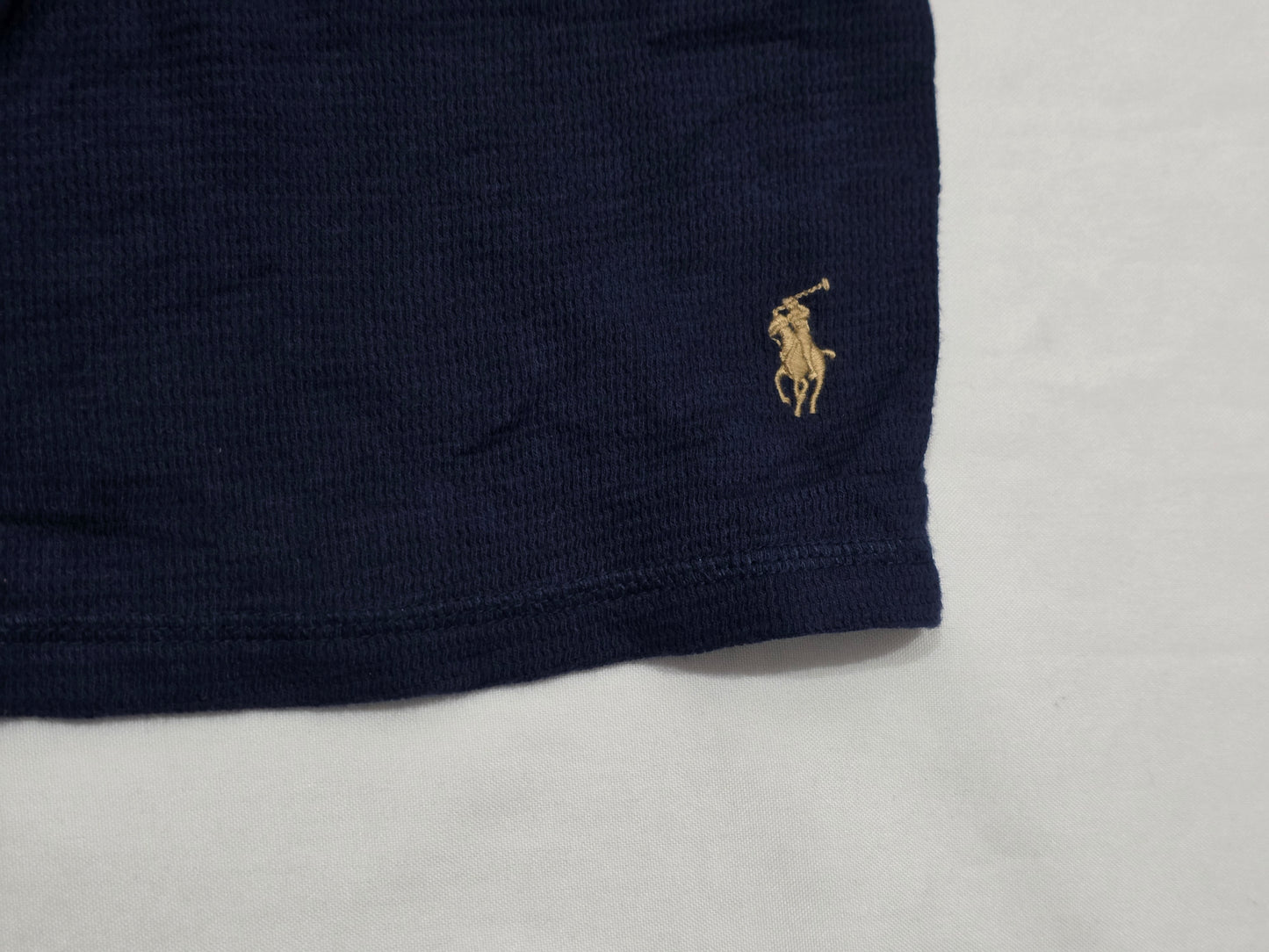 Playera Manga Larga Ralph Lauren Xgrande Xl Azul Pony Cafe (Usado)