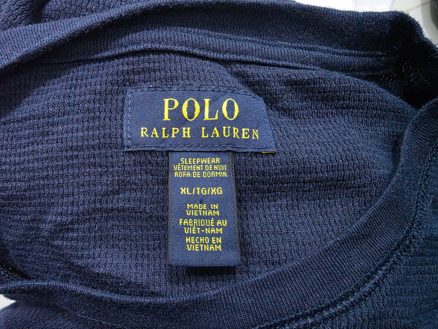 Playera Manga Larga Ralph Lauren Xgrande Xl Azul Pony Cafe (Usado)