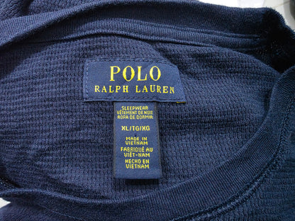 Playera Manga Larga Ralph Lauren Xgrande Xl Azul Pony Cafe (Usado)