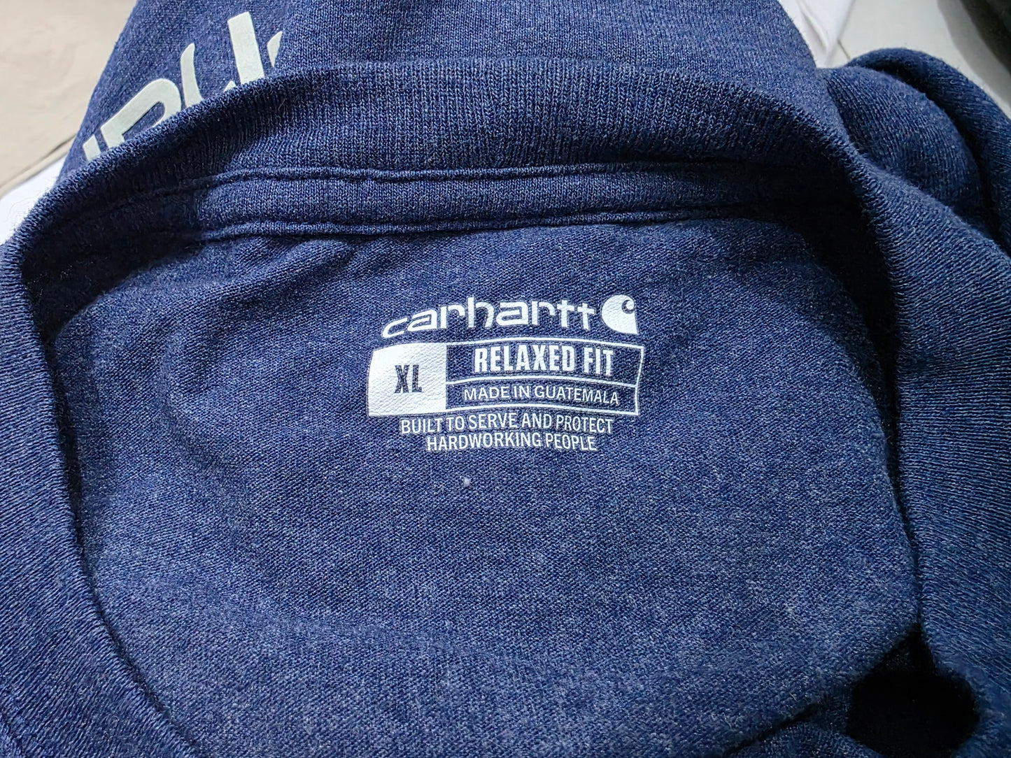 Playera Carhartt Xgrande Relaxed Fit Azul (Usado)