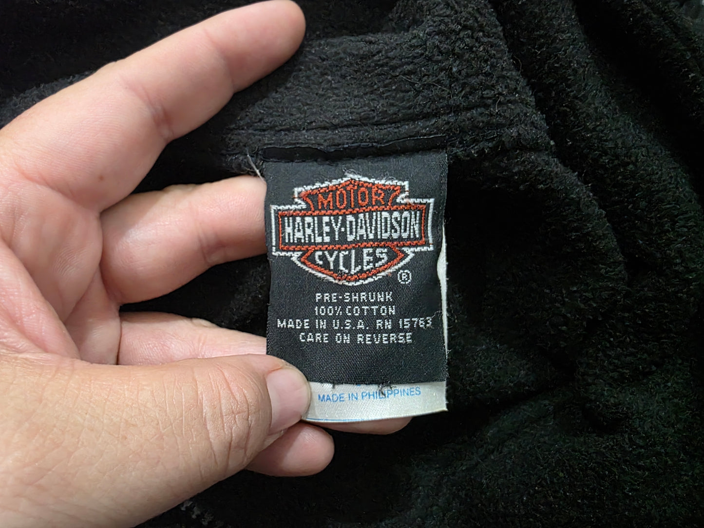 Sudadera Harley Davidson Xgrande Xl Negro Polar (Usado)