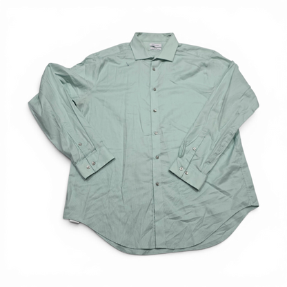 Camisa Calvin Klein Xgrande Xl 17 1/2 36-37 Slimfit Verde (Usado)