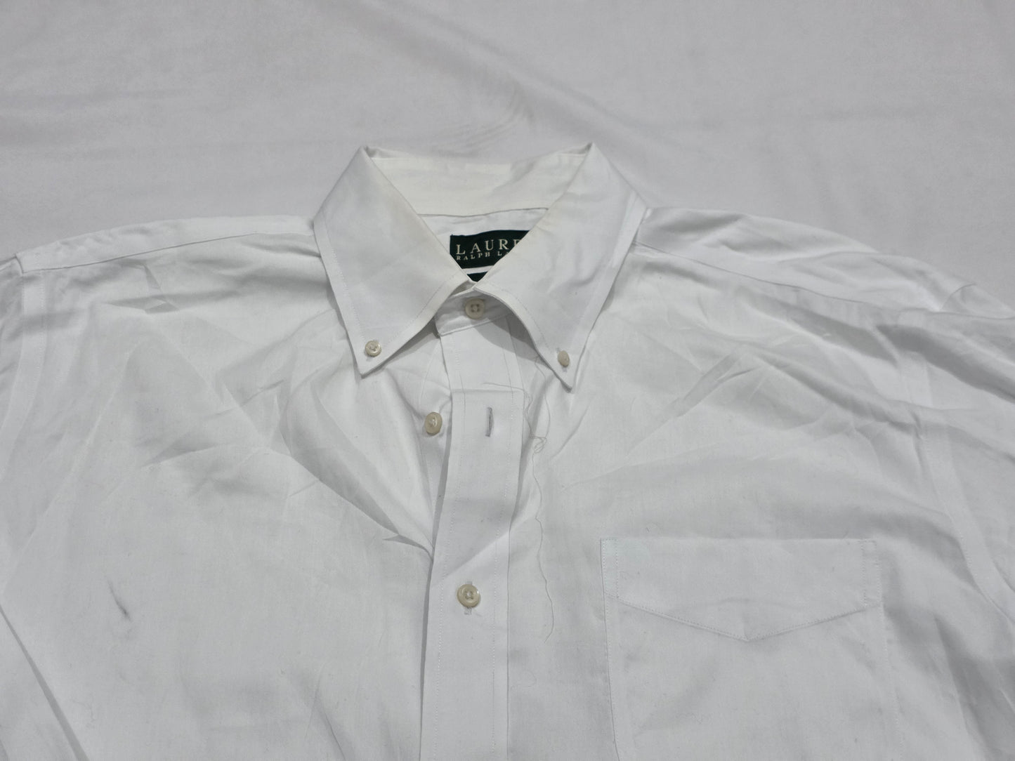 Camisa Ralph Lauren Xgrande 17 34-35 Blanca (Usado)