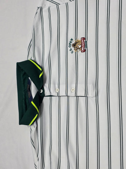 Playera Polo Golf Ralph Lauren Xgrande Xl Blanco Y Verde (Usado)