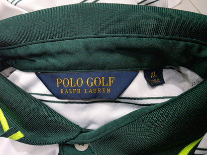 Playera Polo Golf Ralph Lauren Xgrande Xl Blanco Y Verde (Usado)