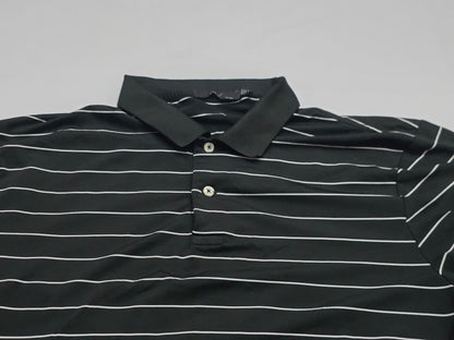 Playera Polo Ralph Laurenx Negro Lineas Grande L (Usado)