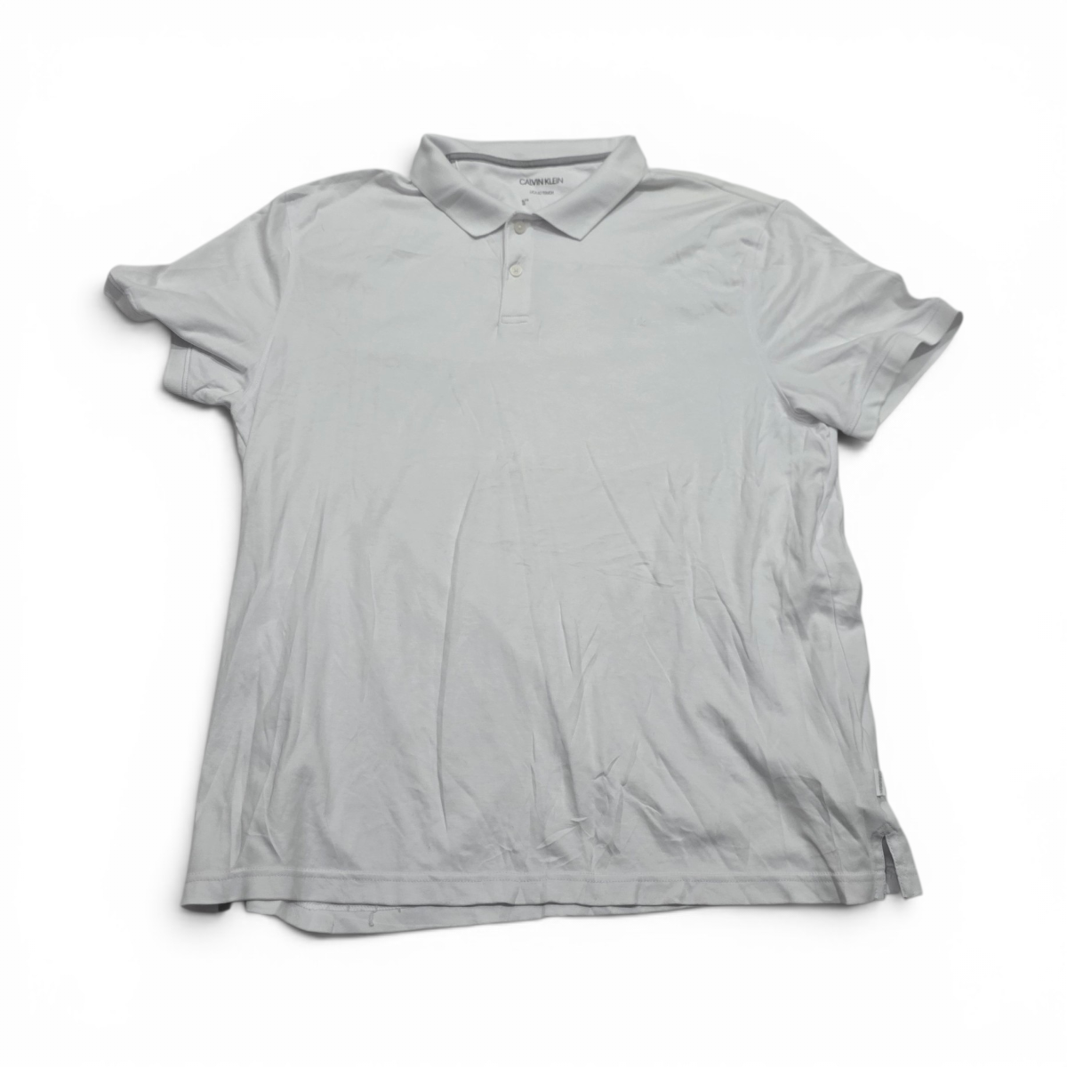 Playera Polo Calvin Klein Xgrande Xl Liquid Touch Blanco (Usado)
