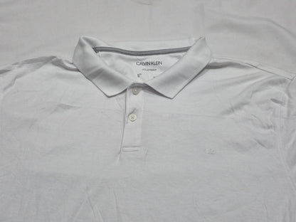 Playera Polo Calvin Klein Xgrande Xl Liquid Touch Blanco (Usado)