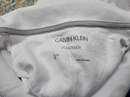 Playera Polo Calvin Klein Xgrande Xl Liquid Touch Blanco (Usado)