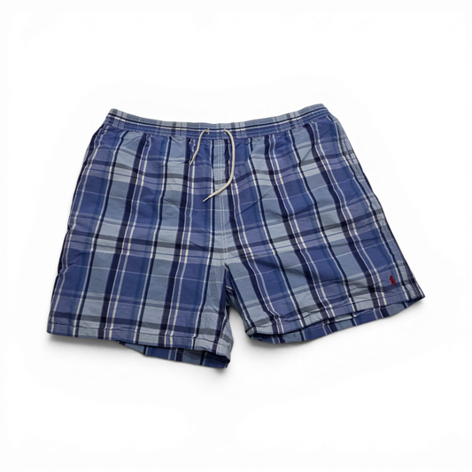 Bermuda Ralph Lauren 2xl Alto Azul Cuadro Bañador (Usado)