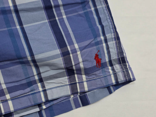 Bermuda Ralph Lauren 2xl Alto Azul Cuadro Bañador (Usado)