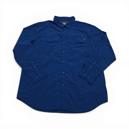 Camisa Columbia 1x Omni Shade Azul (NUEVO)