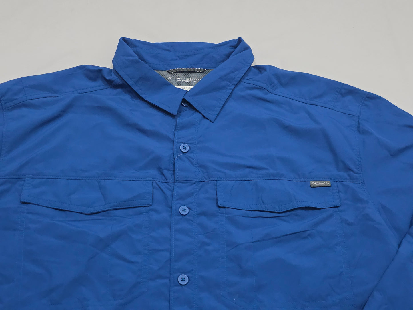 Camisa Columbia 1x Omni Shade Azul (NUEVO)
