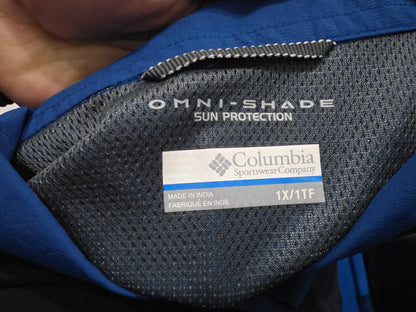 Camisa Columbia 1x Omni Shade Azul (NUEVO)
