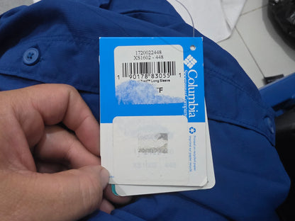 Camisa Columbia 1x Omni Shade Azul (NUEVO)