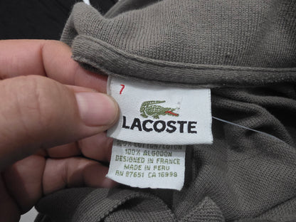 Playera Polo Lacoste 2xl Fr7 Cafe Deslavado (Usado)