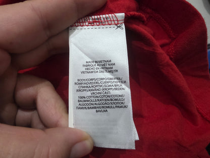 Playera Ralph Lauren 2xl Classic Fit Rojo Letras (Usado)