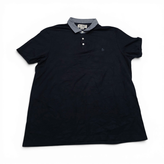 Playera Polo Penguin 2xl Azul Marino (Usado)
