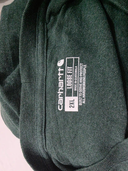 Playera Carhartt 2xl Loose Fit Verde (Usado)