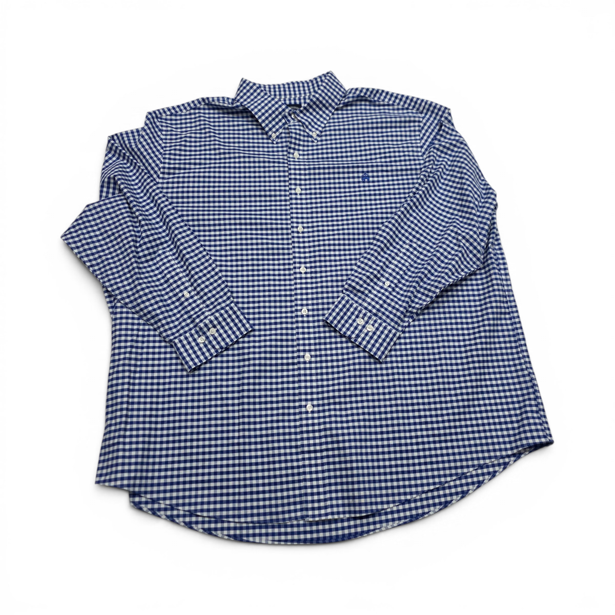 Camisa Brooks Brothers 3xl Cuadro Azul Y Blanco (Usado)