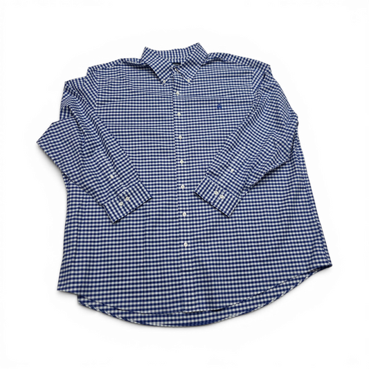 Camisa Brooks Brothers 3xl Cuadro Azul Y Blanco (Usado)