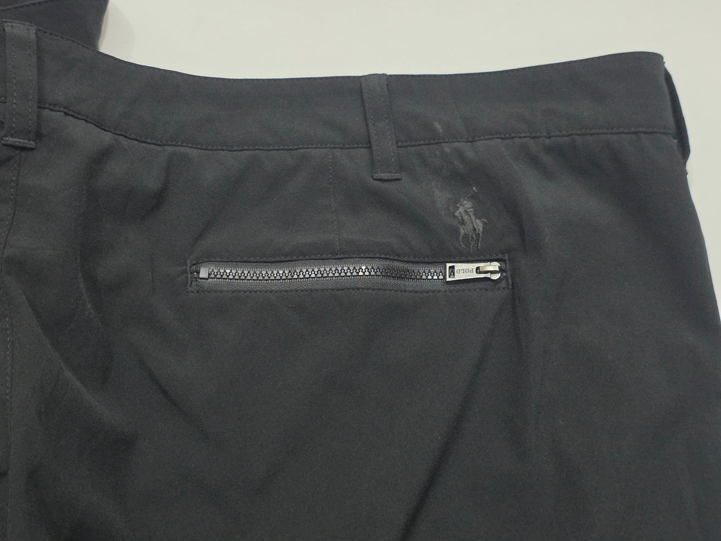 Bermuda Ralph Lauren 48b Negro Pony Negro (Usado)
