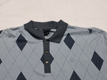Playera Polo Lacoste 4x Azul Rombos Fr 9 (Usado)