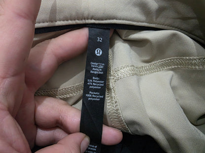 Pantalon Lululemon Talla 32 Cafe Claro (Usado)
