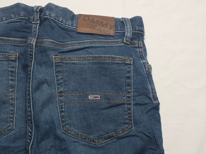 Pantalon Tommy Hilfiger 32x32 Slimetroite Azul (Usado)