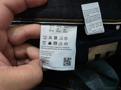 Pantalon Hugo Boss Delaware Slimfit 36x30 Azul (Usado)